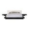Homeroots Black and White Wood And Faux Leather King Bed Frame With Attached Nightstands 486265 - alternate 1