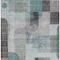 Homeroots 9' X 12' Teal Blue Gray And Charcoal Abstract Washable Indoor Outdoor Area Rug 604388 - alternate 6