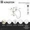 Kingston Brass Shower System with Slide/Grab Bar and Hand Shower, Brushed Nickel KCK3528W8 - alternate 2