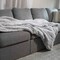 Lavish Home Faux Fur Blanket 60x80-Inch Queen Size Throw Blanket with Plush Faux Fur Front and Mink Back, Gray HT-THROW2-GRY - alternate 6