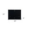 Homeroots 26" Black Wood Wall Mounted Folding Floating Desk 402012 - alternate 7