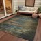 Homeroots 8' X 10' Coffee Abstract Washable Indoor Outdoor Area Rug 608853 - alternate 8