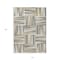 Homeroots 10' X 14' Beige Gray And Ivory Geometric Washable Indoor Outdoor Area Rug 598237 - alternate 6