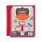 C-Line Products 8-1/2" x 11" Red Homework Connector Folders, 1/EA, 24EA/+DS 33004-DS - alternate 1