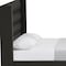 Homeroots Black Velvet Upholstered King Bed Frame 544803 - alternate 9