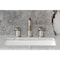 Kingston Brass Widespread Bathroom Faucet with Push Pop-Up Drain, Brushed Nickel KS1418RNK - alternate 5