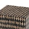 Bali & Pari Paulo End Table with Bamboo Diamond Pattern, Square 266-14593-ZORO - alternate 7