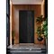 Vdomdoors Steel Door Deux 6078 Black Enamel Entry Door Painted W36xH80 Left hand Inswing DEUX6078EXD-BLK-W36 x H80-LH-I - alternate 3