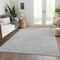 Homeroots 10' X 14' Silver Gray And Ivory Floral Washable Indoor Outdoor Area Rug 582379 - alternate 7