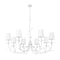 Z-Lite Aslin Textured White 8 Light Chandelier 830-42TXWH - alternate 6
