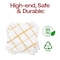 Smarty Had A Party White with Gold Diamond Paper BeverageCocktail Napkins 600 Napkins, 600PK 3296-CASE - alternate 7