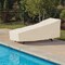 Mr. Bar-B-Q Chaise Lounger Cover, 28 in L, 30 in W, 76 in H, Elastic, Taupe 07835BBGD - alternate 5