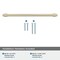Amerock Destine 8-13/16 inch 224mm Center-to-Center Golden Champagne Cabinet Pull BP36861BBZ - alternate 3