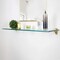 Fab Glass And Mirror 12in X 18in Rectangle Floating Clear Tempered Kit Glass Shelf, Wall Mirror, Safety Backing S-12x18RECCHBR - alternate 7