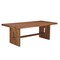 Homeroots 86" Brown Wood Trestle Base Dining Table 565242 - alternate 6