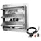 Edendirect 12 in. Variable Speeds Electric Roof Louver Exhaust Fan/Vent, Gable Mount Atttic Fan in Silver IR-EXHAUST12 - alternate 11