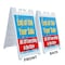 Signmission End Of The Year Sale 50% Off Everything, A-Frame & 2 Decals Installed, Heavy-Duty Plastic Frame SBHD-D-2436-EndOfTheYearSale50%OffEveryt - alternate 5