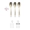Smarty Had A Party Shiny Metallic Gold Mini Plastic Disposable Tasting Spoons (600 Spoons), 600PK 790-G-CASE - alternate 7