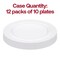 Smarty Had A Party 9" Clear Economy Round Plastic Buffet Plates, 120PK 119CL-CASE - alternate 5