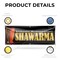 Signmission Authentic Mediterranean Shawarma, 24 Inch x 72 Inch, Vinyl Banner B-72-30465 - alternate 4