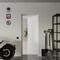 Sartodoors Firerated 20 Min Interior Door, 1222 Primed White, Single Flush Panel Wood Frame Handle 28 x 96 Ri FIRERATED1222ID-PRI-2896-RH-O - alternate 3
