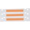 Brady PermaSleeve HX Heat Shrink Double Sided Wire Marking Sleeves, Orange, 0.187 in. Dia x 0.67 in. W 2HX-187-2-OR-3 - alternate 2