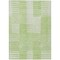 Homeroots 8' X 10' Artichoke Green And Mint Green Striped Washable Indoor Outdoor Area Rug 581632 - alternate 8