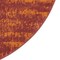 Homeroots 6' Red And Orange Round Abstract Indoor Outdoor Area Rug 545981 - alternate 8
