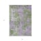 Homeroots 9' X 12' Green and Purple Abstract Washable Non Skid Indoor Outdoor Area Rug 564276 - alternate 7