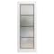 Sartodoors Slab Barn Door Panel Frosted Glass Lite Planum 2132 White Solid Core Modern Interior PLANUM2132S-WS-42 x 84 - alternate 1