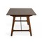 Homeroots 79" Walnut Rectangular Solid Manufactured Wood And Solid Wood Dining Table 486042 - alternate 5
