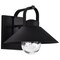 Nuvo Ridge, Medium Outdoor Lantern, Black Finish, Clear Seeded Glass 60/8541 - alternate 8