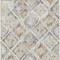 Homeroots 5' X 8' Ivory And Cream Geometric Washable Indoor Outdoor Area Rug 609137 - alternate 8