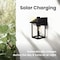 Techko Outdoor Solar Pagoda Aluminum Motion Sensor Wall Sconce with Motion Sensor & Carbon Trim, 8PK SML-3202-1-8PK - alternate 9
