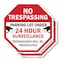 Signmission No Trespassing Parking Lot Under 24, 6 inch X 6 inch, Plastic Sign, 2PK OC-P-2PACK-6-115 - alternate 1