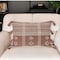 Homeroots 14" X 20" Beige and Brown Southwestern Cotton Throw Pillow With Tassels 529231 - alternate 1
