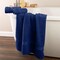 Lavish Home 6PC Bathroom Towels Set 100% Cotton Bathroom Accessories Soft Towel Set for Shower, Gym, Dorm, Spa 67-0035-NVY - alternate 5