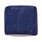 Homeroots 18" Blue Chenille Cube Pouf Ottoman 534107 - alternate 8