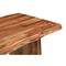 Homeroots 86" Brown Wood Double Pedestal Live Edge Dining Table 565237 - alternate 6