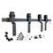 Renin Single Track Bypass Kit, 78-3/4 in L Track, Steel, Matte Black, Wall BD280K-07800-MB - alternate 1