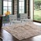 Homeroots Set of Two Tufted Gray And Silver Metallic Upholstered Faux Leather Dining Arm Chairs 545059 - alternate 8