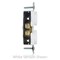 Leviton Dup Rec 15A 125V Self-Gr LtAl BR15-T - alternate 5
