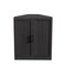 Homeroots 31in Black Wood Corner Accent Cabinet 693404 - alternate 1
