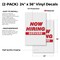 Signmission Servers, Vinyl Decals Only 24 Inch x 36 Inch, Vinyl Decal, 2PK DSB-2436-2PACK-SERVERS - alternate 2