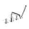 Hansgrohe Tecturis S 4-Hole Roman Tub Set Trim with 1.75 Handshower in Chrome 73442001 - alternate 1