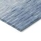 Homeroots 9' X 12' Navy Blue And Sky Blue Abstract Washable Indoor Outdoor Area Rug 587402 - alternate 9