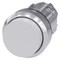 Siemens Pushbutton, 22 mm, round, metal, shiny, white, pushbutton, raised 3SU1050-0BB60-0AA0-ZY10 - alternate 1