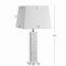 Jonathan Y Noelle 28.5" Seashell LED Table Lamp, White, 2PK JYL1053A-SET2 - alternate 9