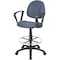 Boss Drafting Stool (B315-Be) W/Footring And Loop Arms B1617-BE - alternate 1