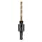 Milwaukee Tool 3/8 in. Shank Small Threaded Arbor with Cobalt Pilot Bit for 11/16 in. - 1-1/8 in. HOLE DOZER with Carbide Teeth Hole Saws 49-56-7110 - alternate 1